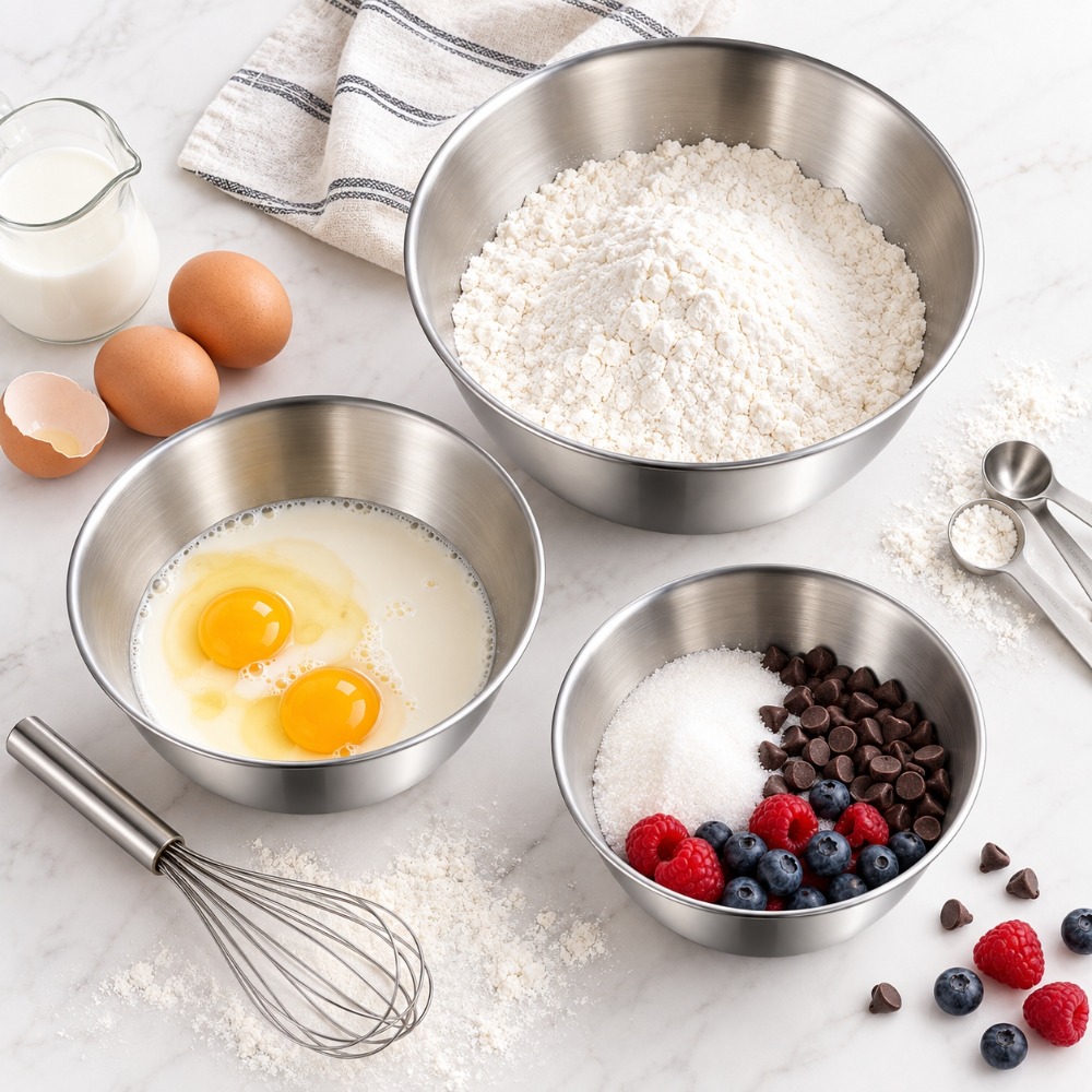Paslanmaz Çelik Karıştırma Kas - Baking Kitchen Set incelemesi ve fiyatı